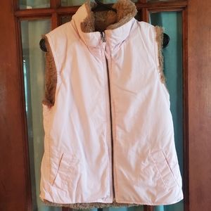 Reversible fur vest